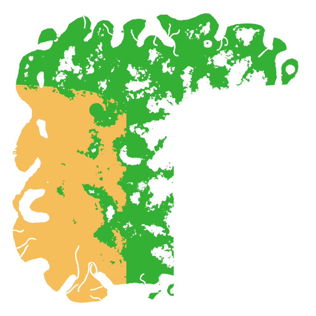 Biome Rust Map: Procedural Map, Size: 6000, Seed: 1396622450