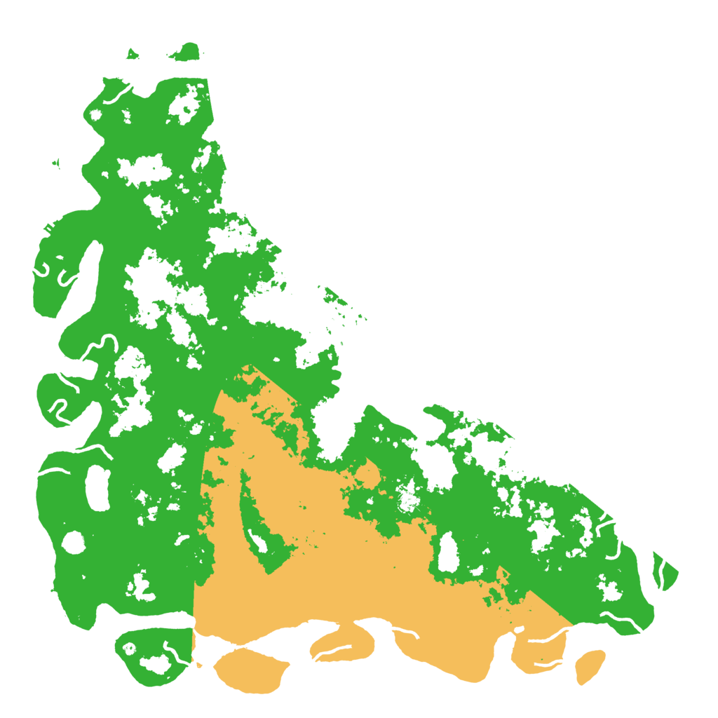 Biome Rust Map: Procedural Map, Size: 6000, Seed: 5415615