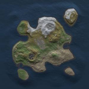 Thumbnail Rust Map: Barren, Size: 2250, Seed: 56788945, 5 Monuments