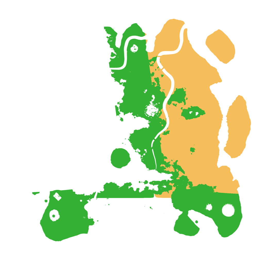 Biome Rust Map: Procedural Map, Size: 3700, Seed: 1495133288