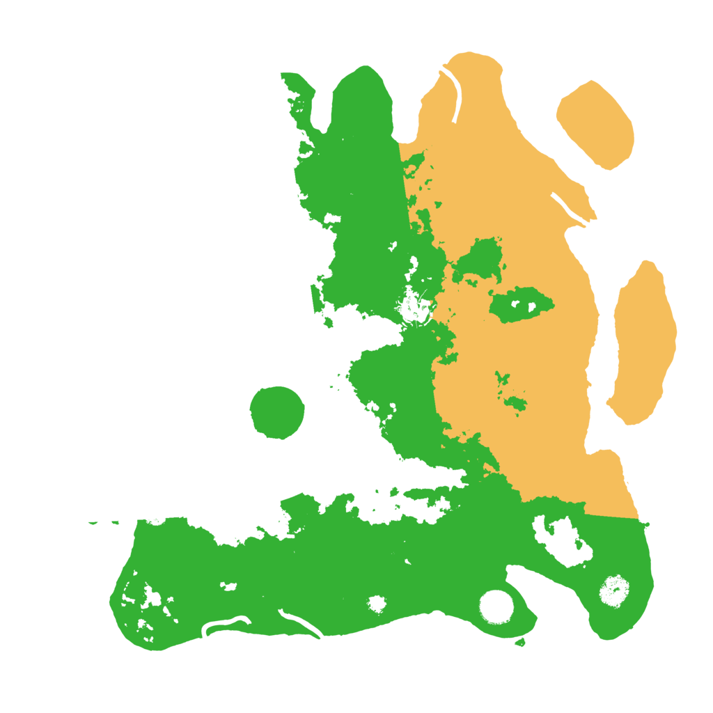 Biome Rust Map: Procedural Map, Size: 3700, Seed: 1495133288