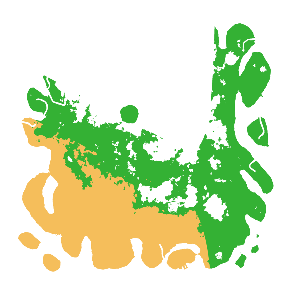 Biome Rust Map: Procedural Map, Size: 4500, Seed: 13876