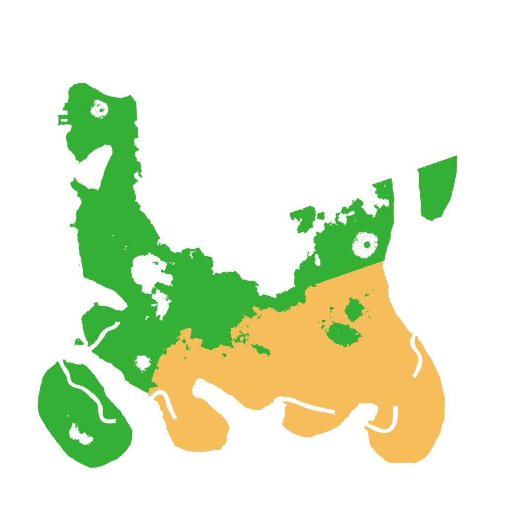 Biome Rust Map: Procedural Map, Size: 3000, Seed: 5731