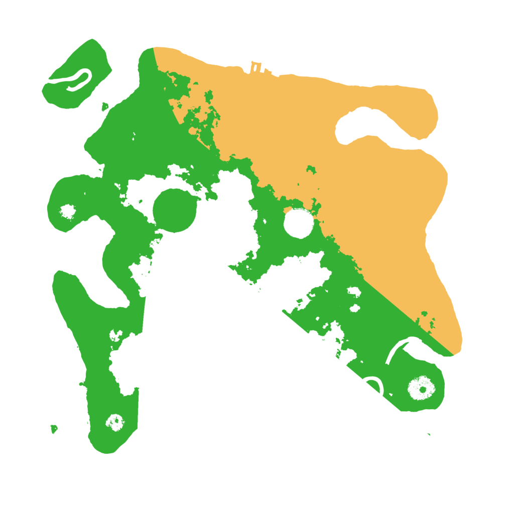 Biome Rust Map: Procedural Map, Size: 3128, Seed: 13844