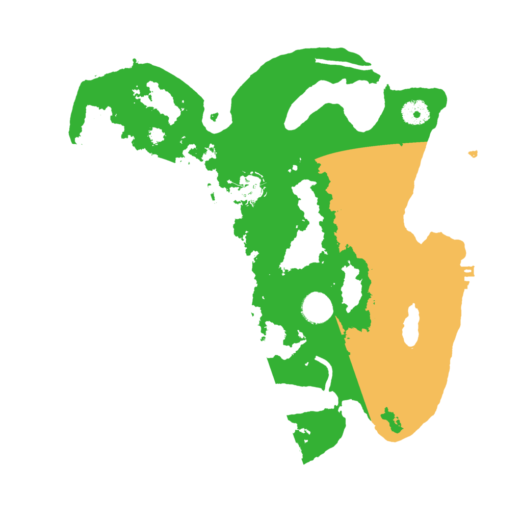 Biome Rust Map: Procedural Map, Size: 3000, Seed: 94460465