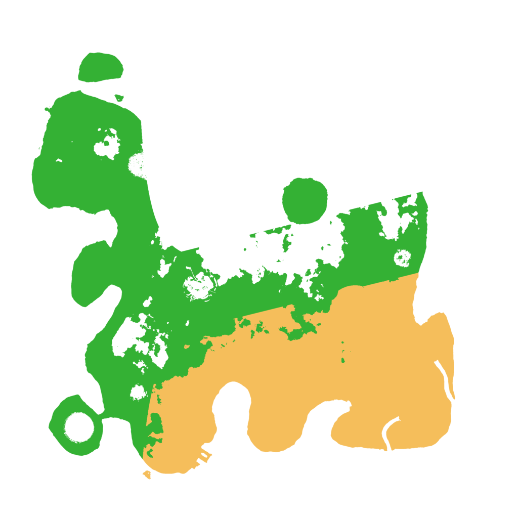 Biome Rust Map: Procedural Map, Size: 3099, Seed: 1