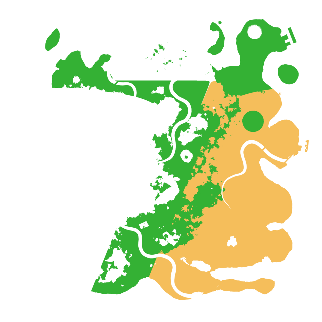 Biome Rust Map: Procedural Map, Size: 4000, Seed: 13194