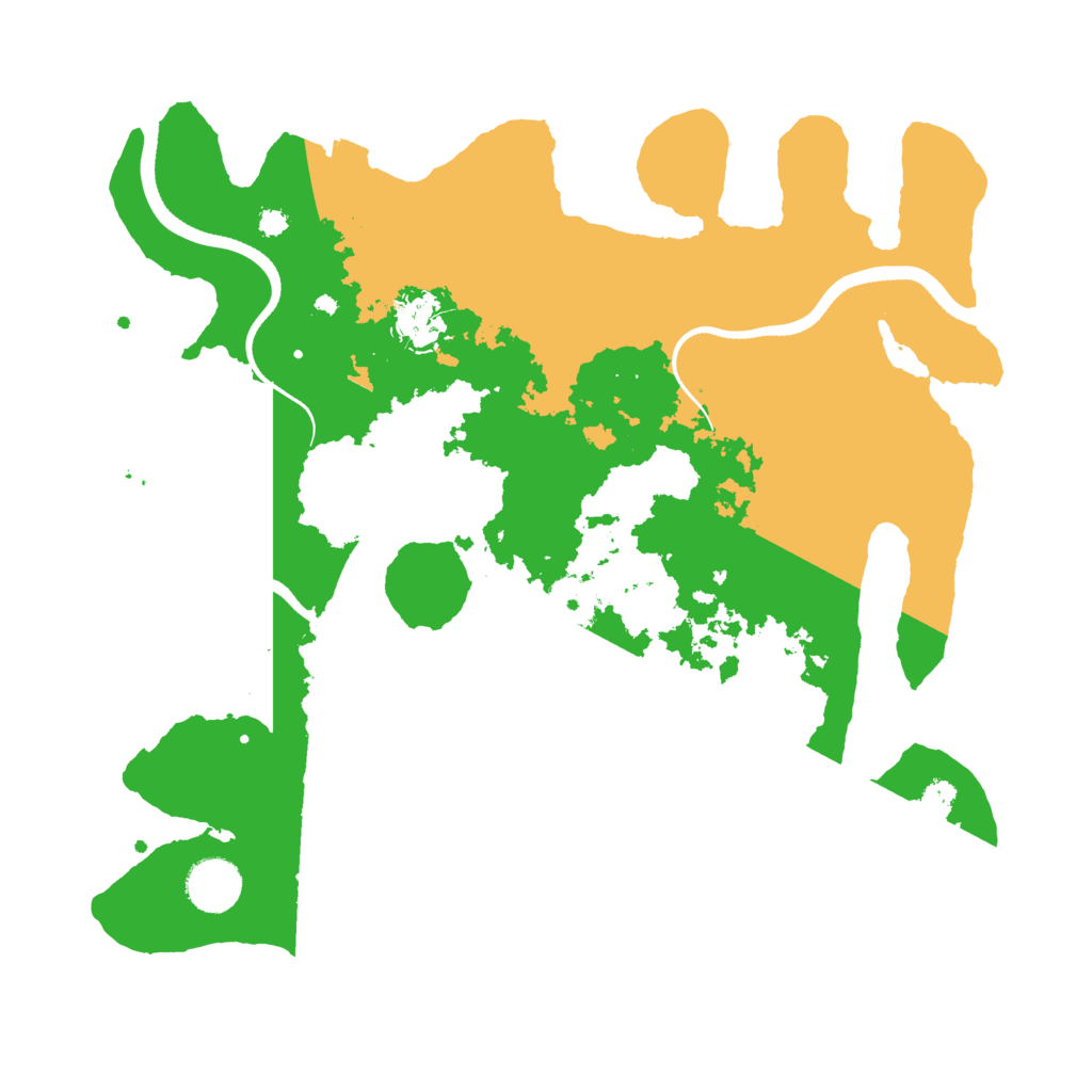 Biome Rust Map: Procedural Map, Size: 3500, Seed: 4117894