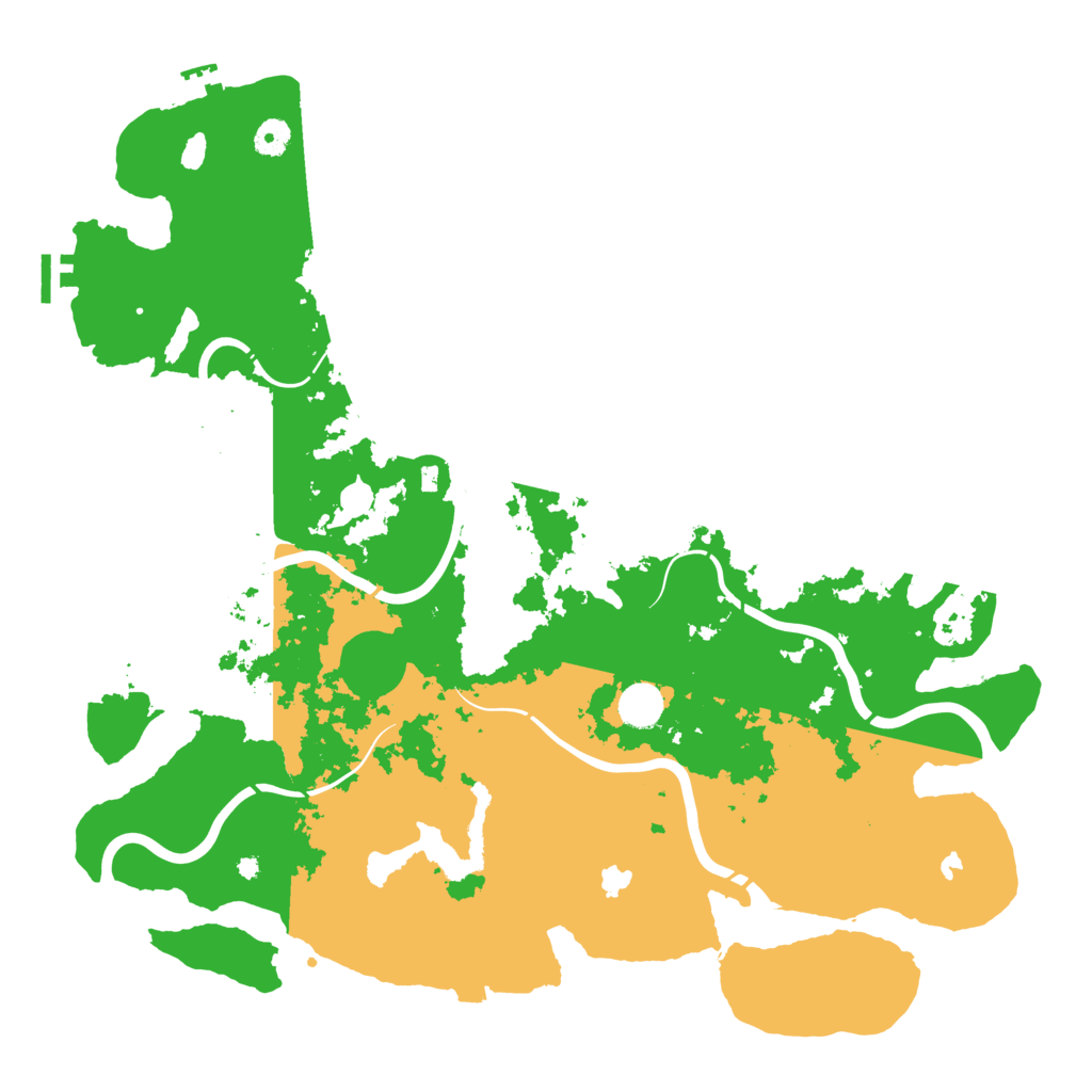 Biome Rust Map: Procedural Map, Size: 4500, Seed: 1222172666