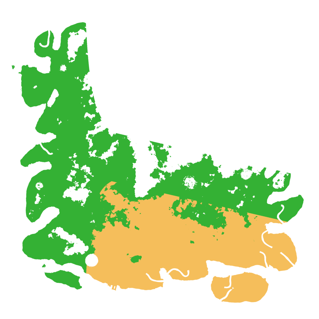 Biome Rust Map: Procedural Map, Size: 4500, Seed: 1222172666