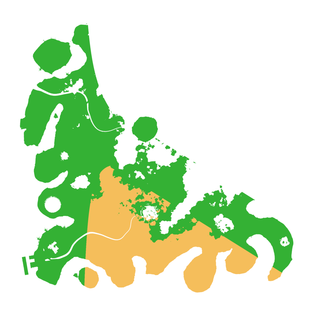 Biome Rust Map: Procedural Map, Size: 3500, Seed: 690163165