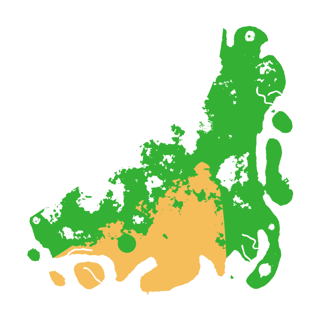 Biome Rust Map: Procedural Map, Size: 4500, Seed: 55856