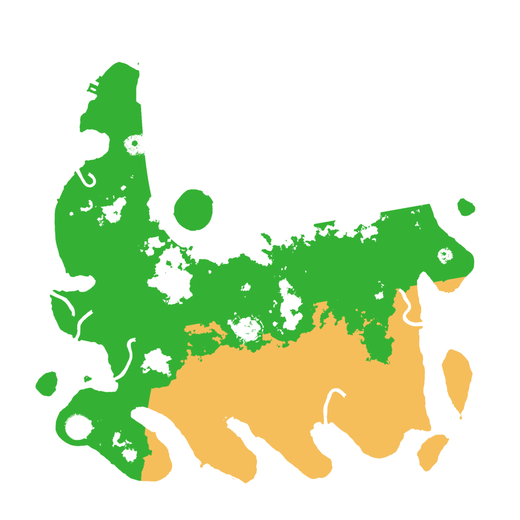 Biome Rust Map: Procedural Map, Size: 3600, Seed: 10712