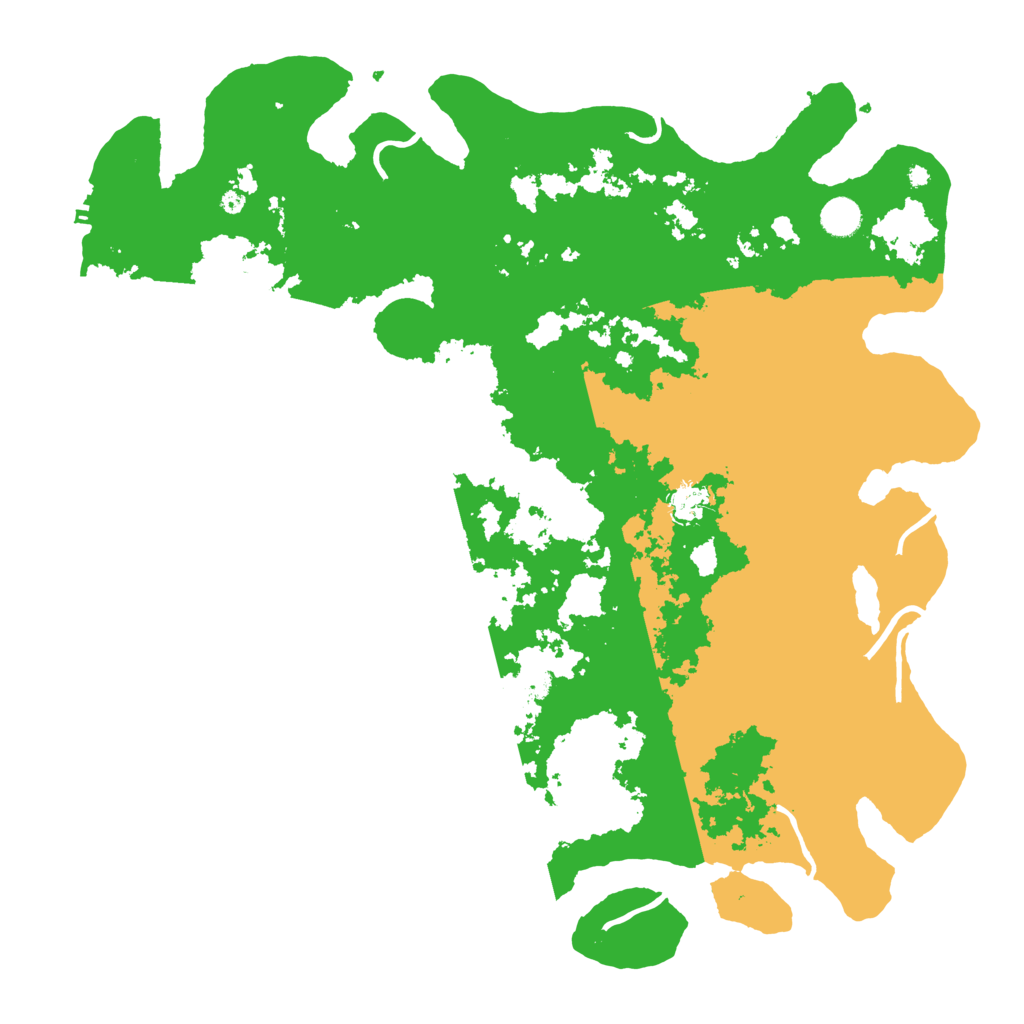 Biome Rust Map: Procedural Map, Size: 4500, Seed: 1897351580
