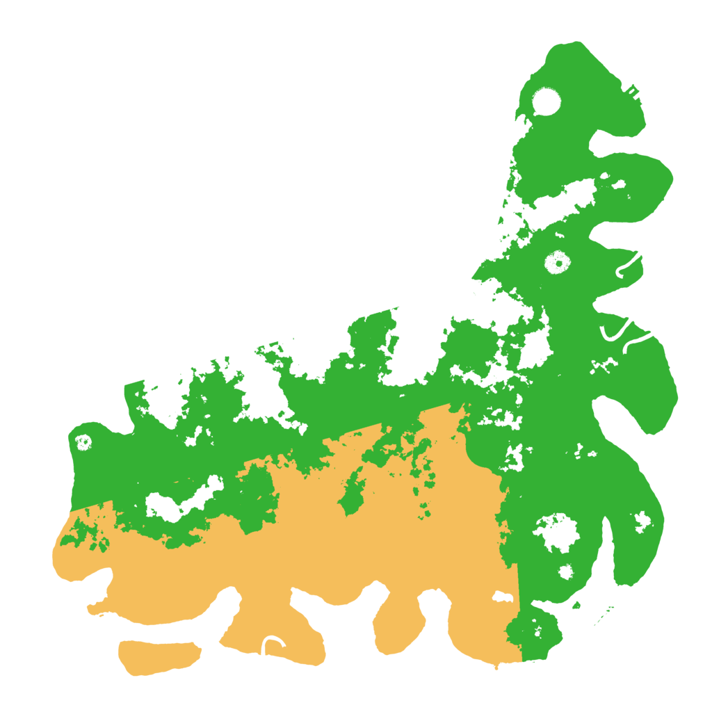 Biome Rust Map: Procedural Map, Size: 4500, Seed: 289559955