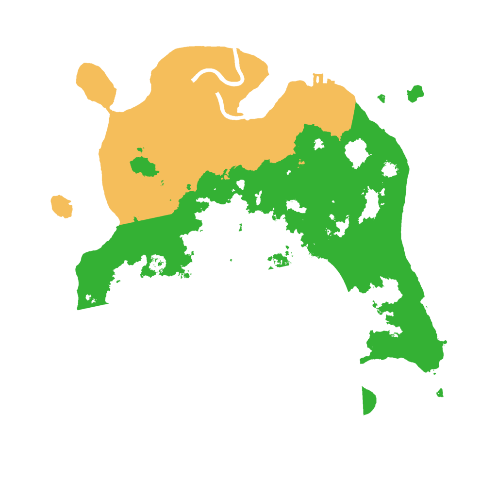 Biome Rust Map: Procedural Map, Size: 3000, Seed: 1992854558
