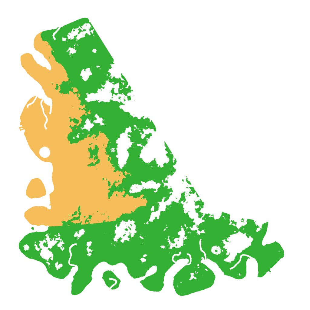 Biome Rust Map: Procedural Map, Size: 5000, Seed: 2020069176