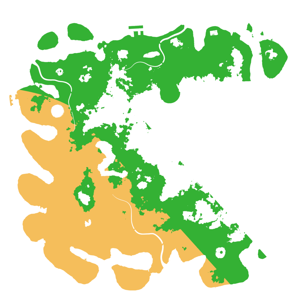 Biome Rust Map: Procedural Map, Size: 4250, Seed: 2147483