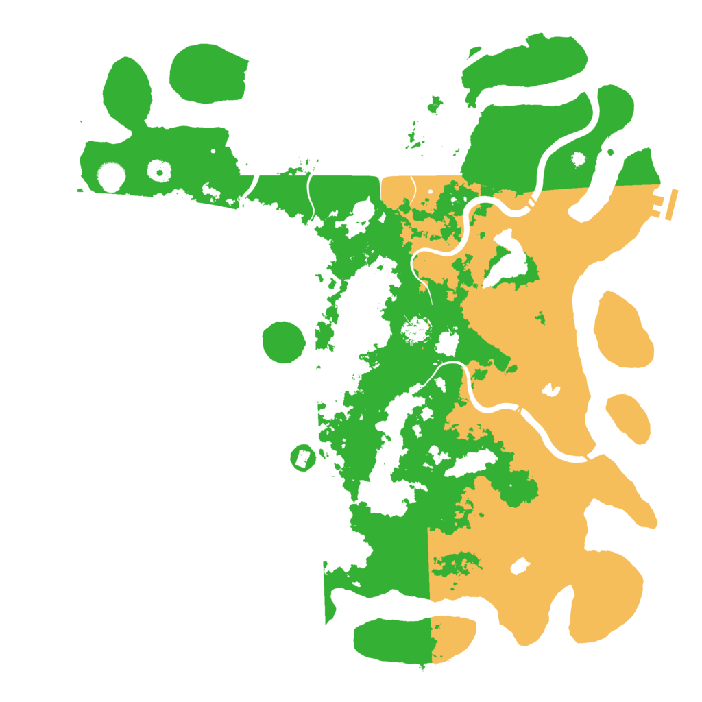 Biome Rust Map: Procedural Map, Size: 4500, Seed: 820671055