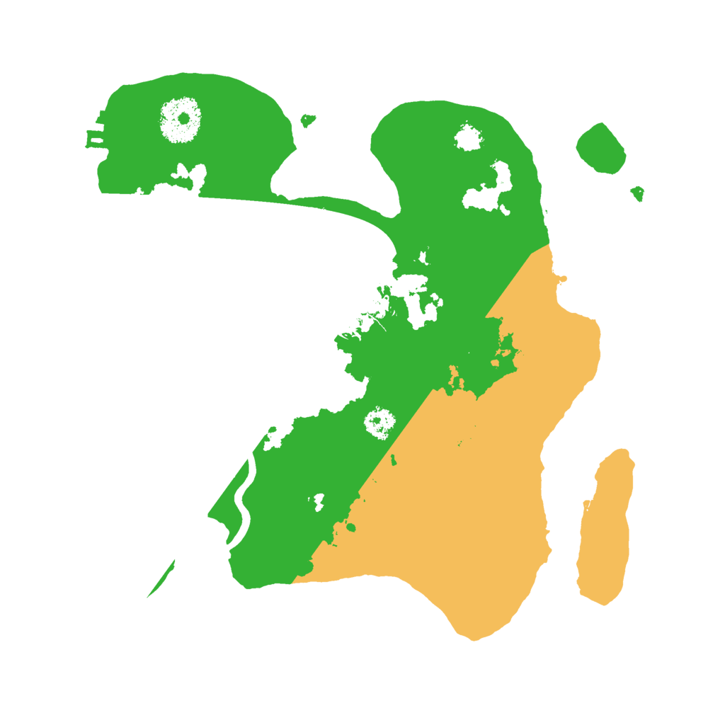 Biome Rust Map: Procedural Map, Size: 2500, Seed: 1940875506
