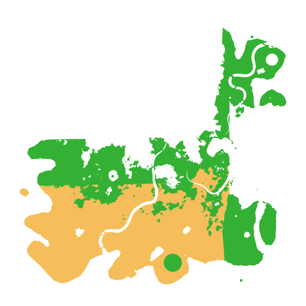 Biome Rust Map: Procedural Map, Size: 4500, Seed: 6551345