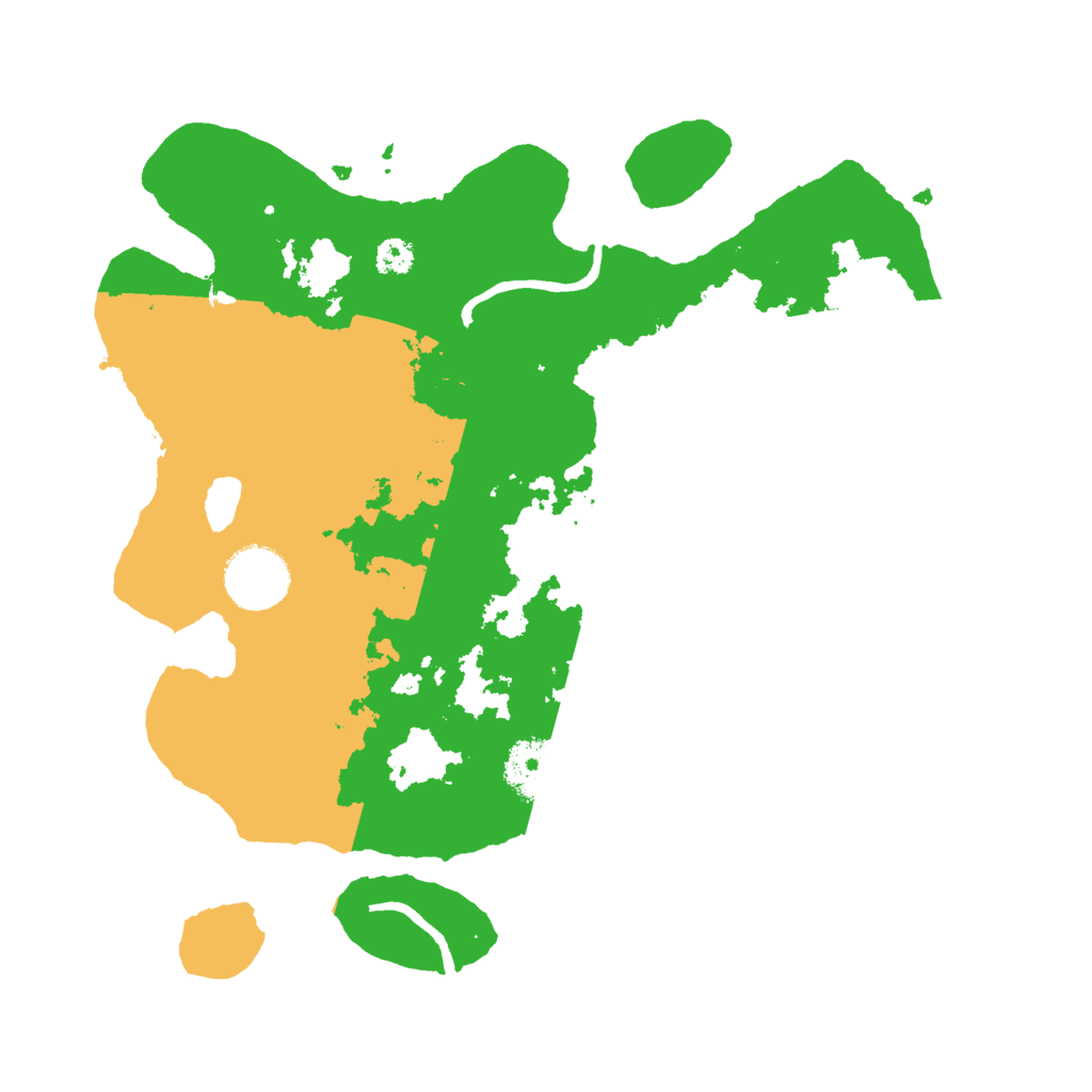 Biome Rust Map: Procedural Map, Size: 3000, Seed: 886208907