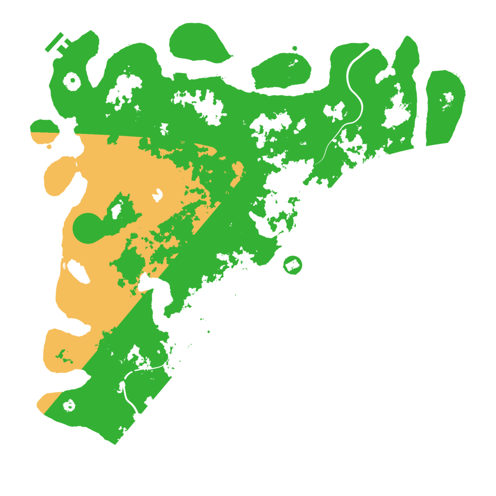 Biome Rust Map: Procedural Map, Size: 4250, Seed: 86466