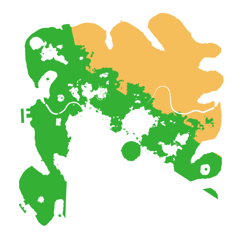 Biome Rust Map: Procedural Map, Size: 3500, Seed: 1029837465