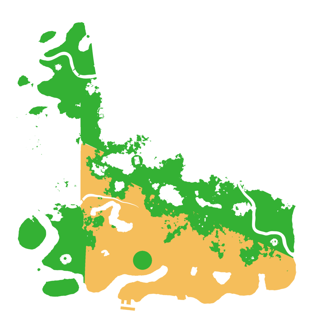 Biome Rust Map: Procedural Map, Size: 4500, Seed: 98320