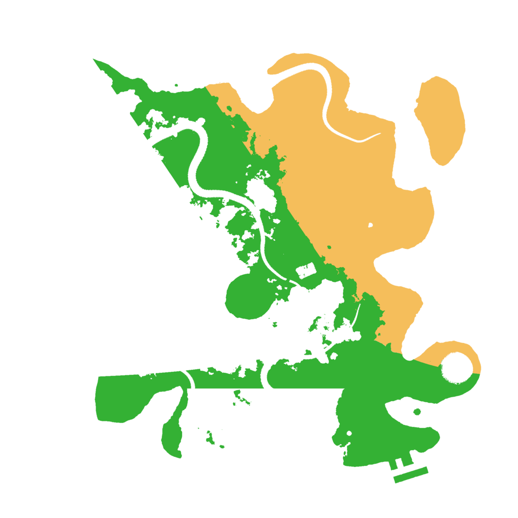 Biome Rust Map: Procedural Map, Size: 3000, Seed: 1112100761