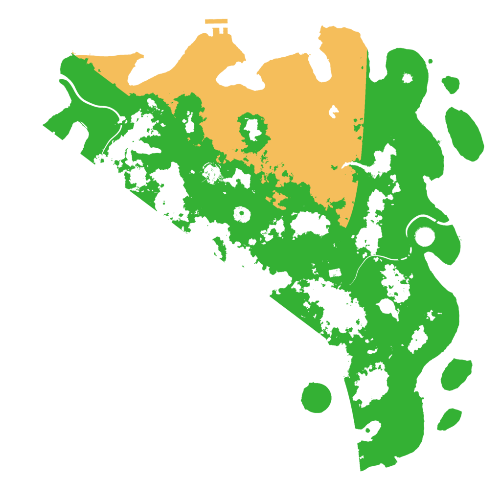 Biome Rust Map: Procedural Map, Size: 4500, Seed: 144788054