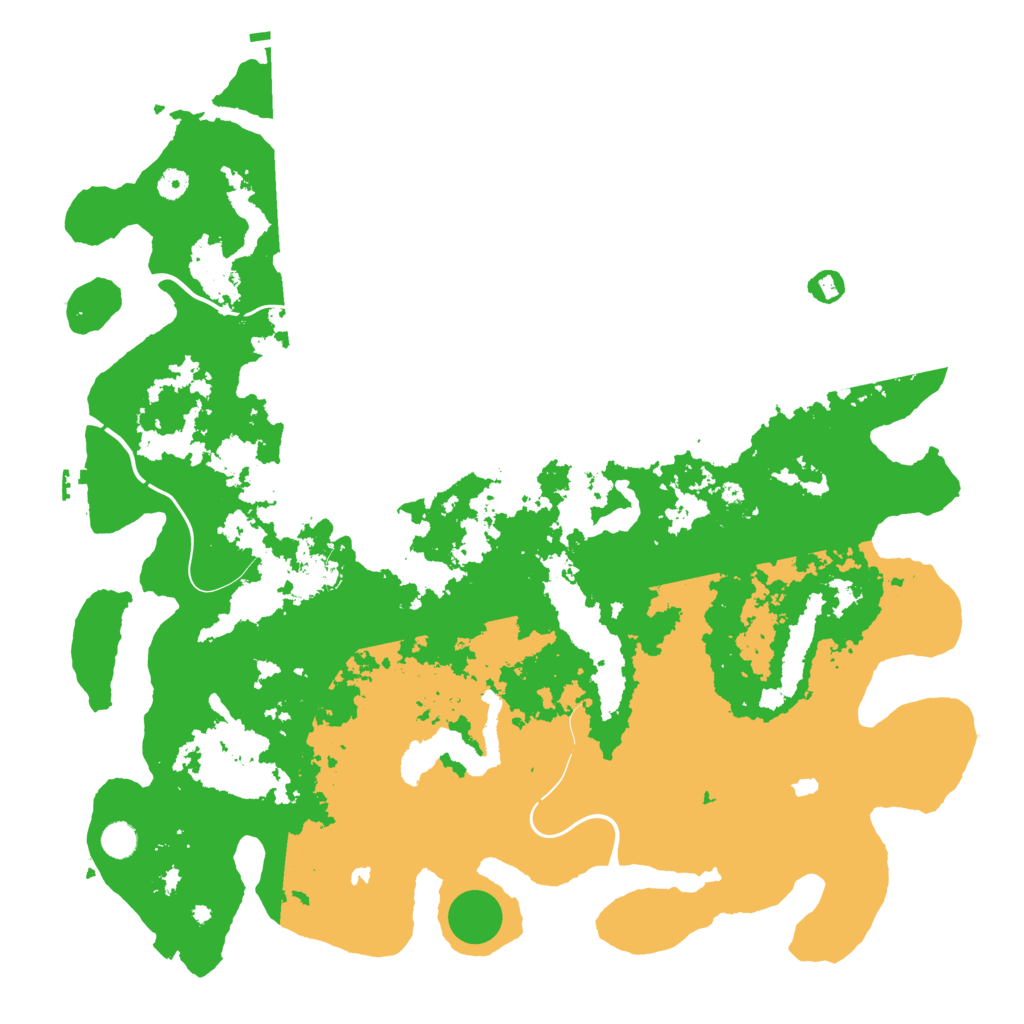 Biome Rust Map: Procedural Map, Size: 5000, Seed: 984561