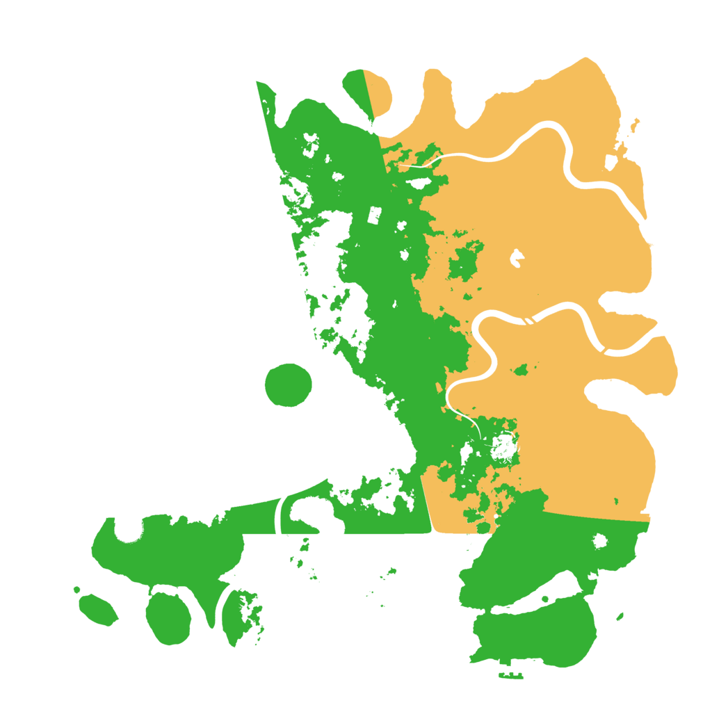Biome Rust Map: Procedural Map, Size: 4400, Seed: 794104462