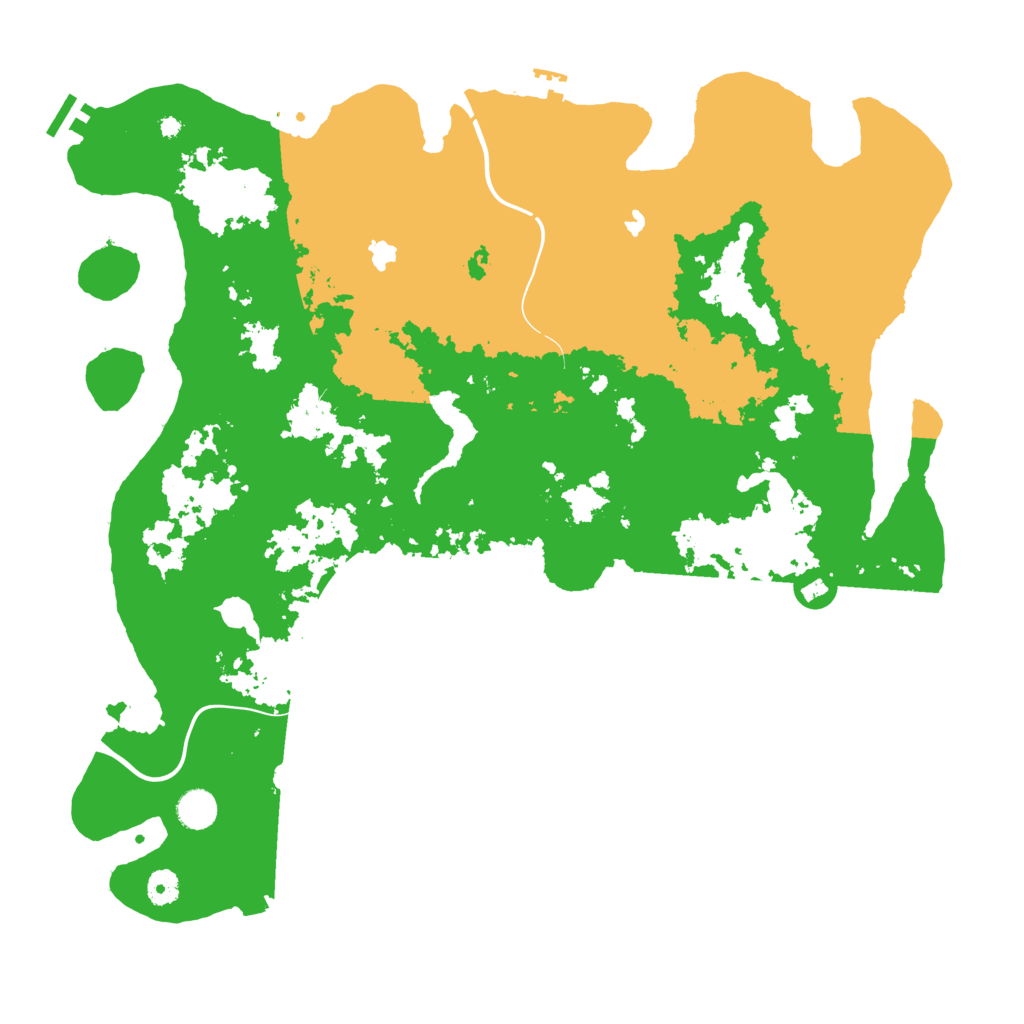 Biome Rust Map: Procedural Map, Size: 4500, Seed: 409869937