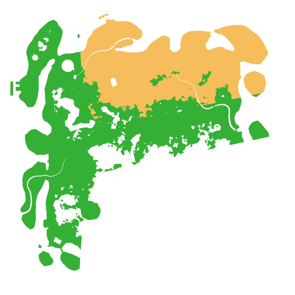 Biome Rust Map: Procedural Map, Size: 4250, Seed: 84471783