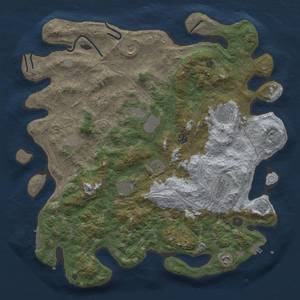 Thumbnail Rust Map: Procedural Map, Size: 4500, Seed: 731622631, 20 Monuments