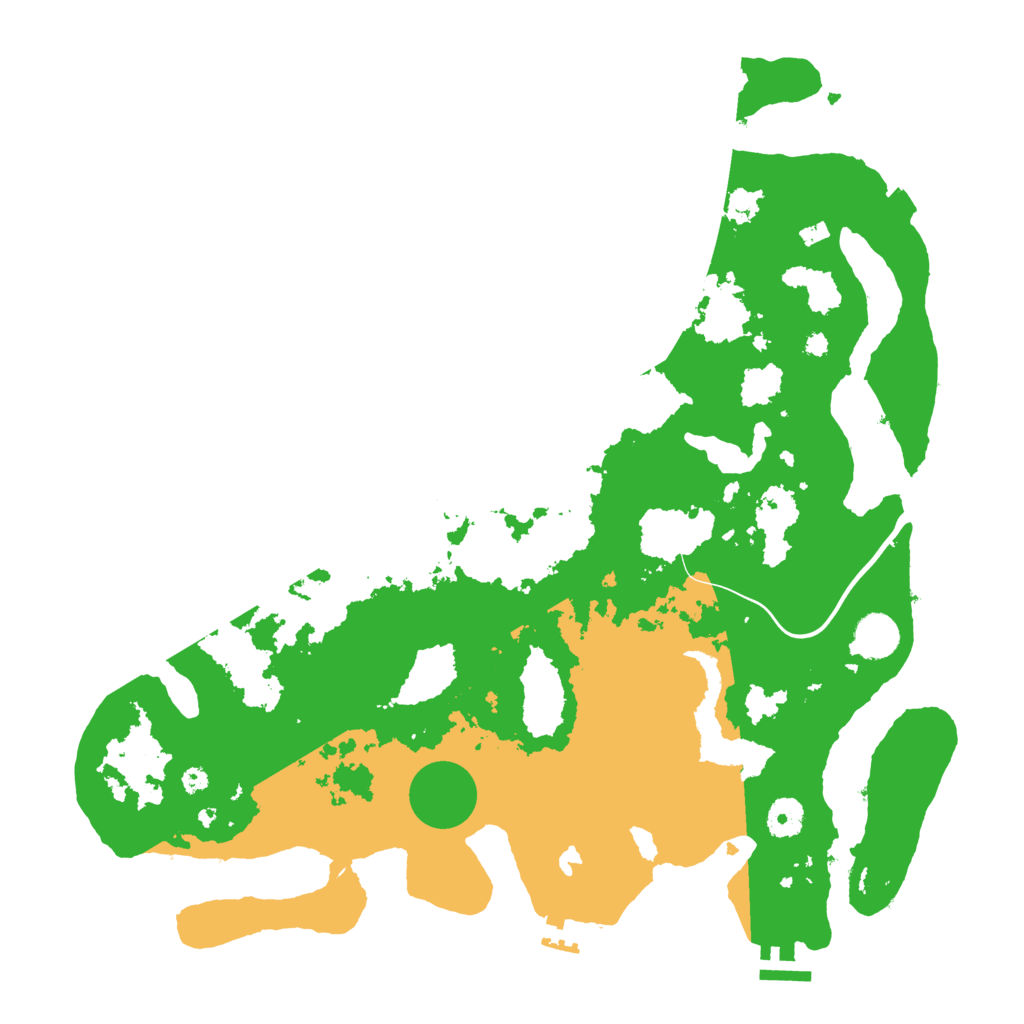 Biome Rust Map: Procedural Map, Size: 4000, Seed: 924374874