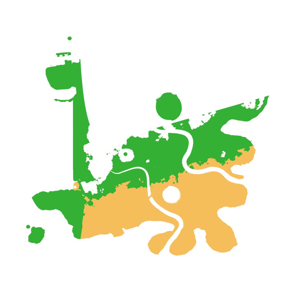 Biome Rust Map: Procedural Map, Size: 3000, Seed: 101917286