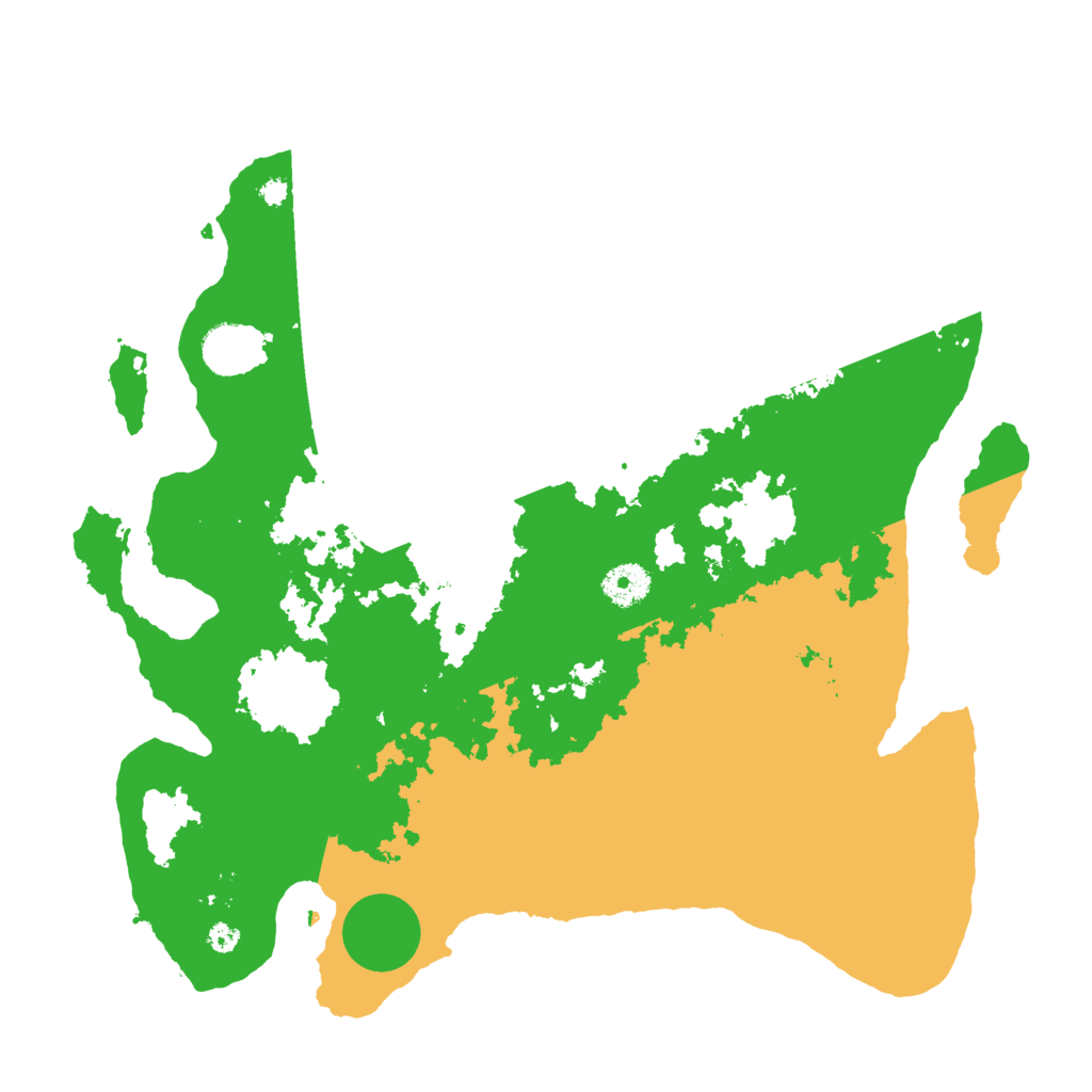 Biome Rust Map: Procedural Map, Size: 3700, Seed: 63791