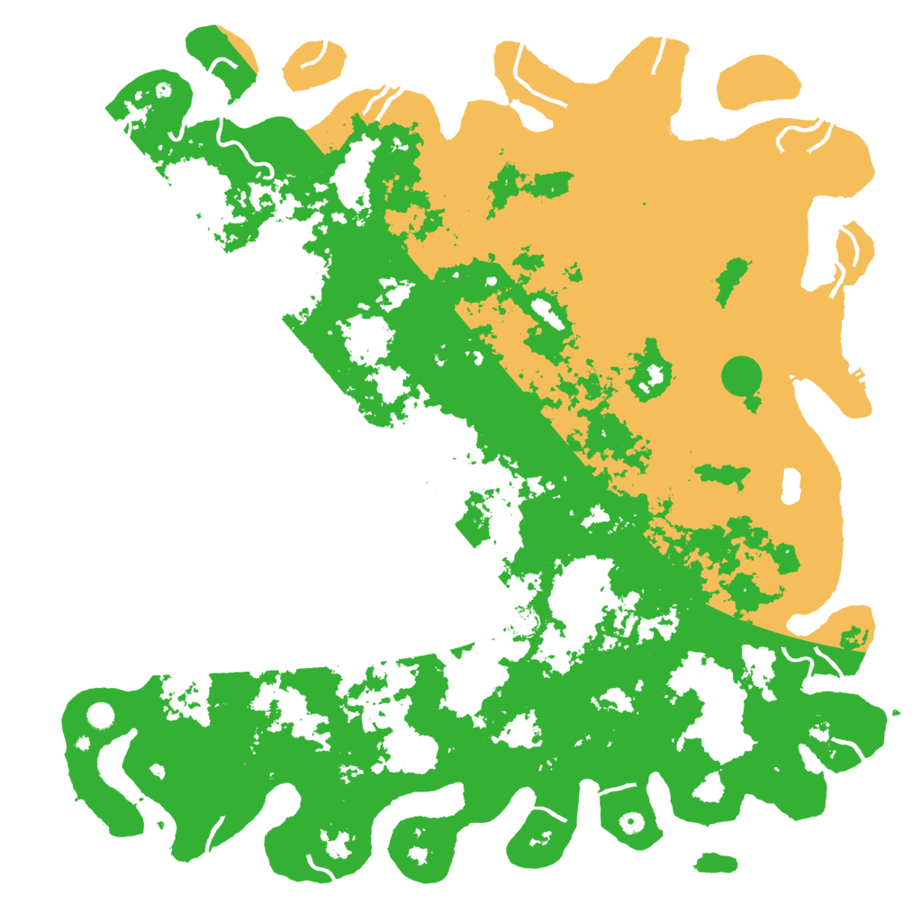 Biome Rust Map: Procedural Map, Size: 6000, Seed: 67455