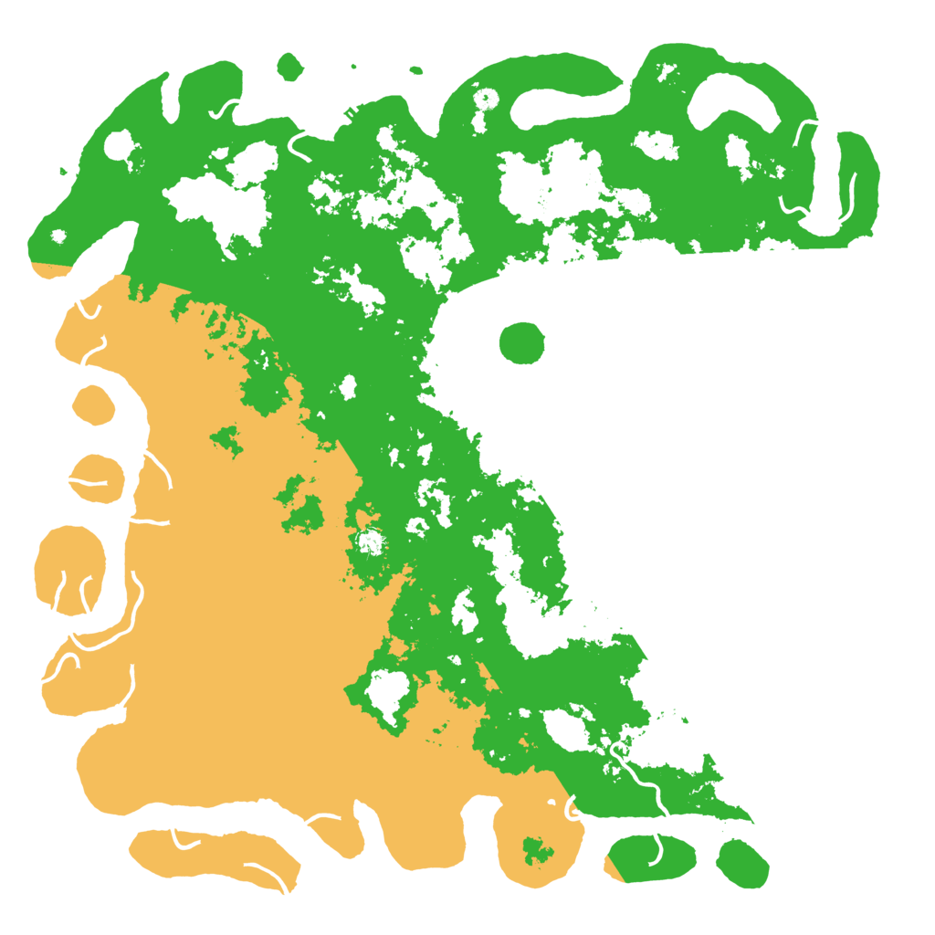 Biome Rust Map: Procedural Map, Size: 6000, Seed: 1922