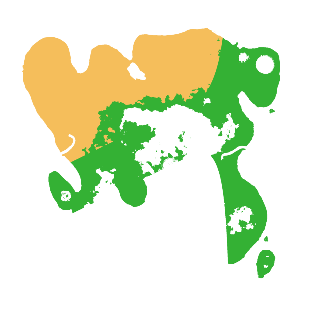 Biome Rust Map: Procedural Map, Size: 3000, Seed: 25603