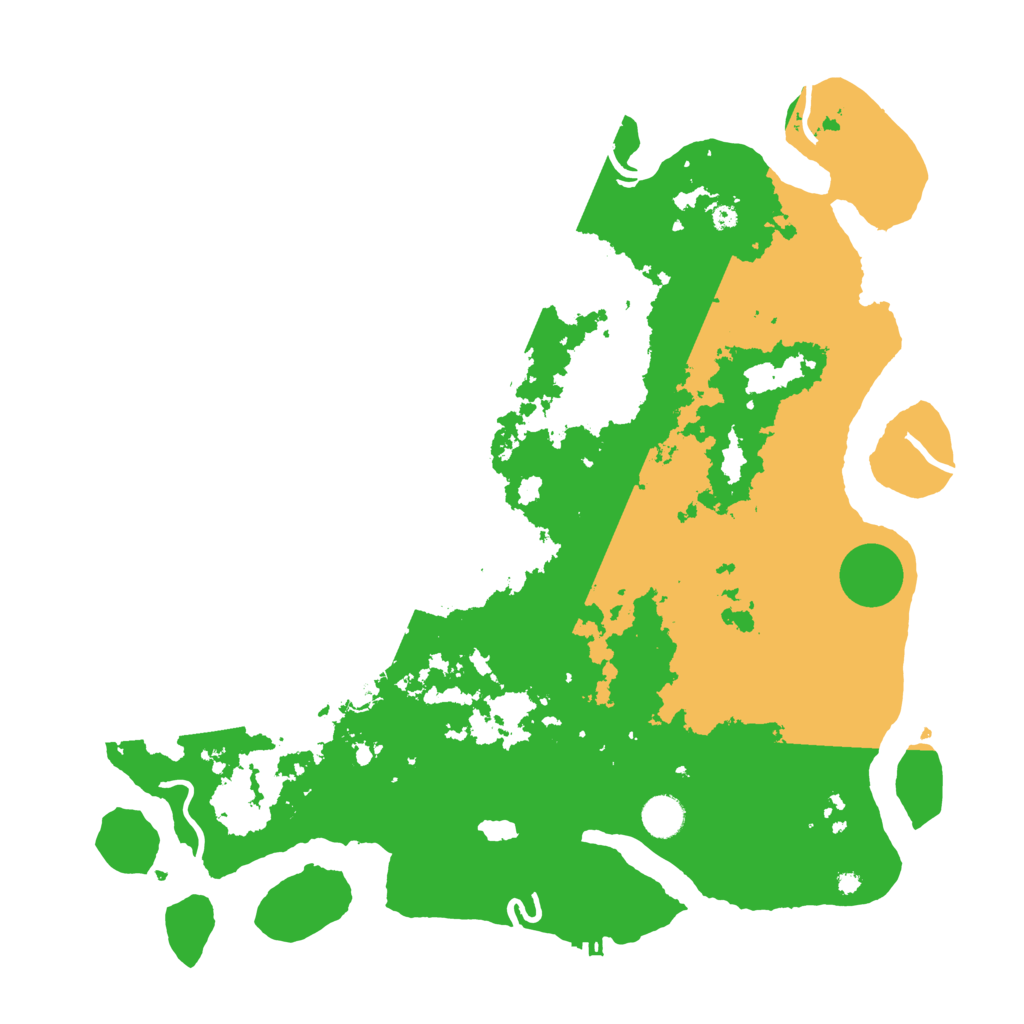 Biome Rust Map: Procedural Map, Size: 4250, Seed: 494624111