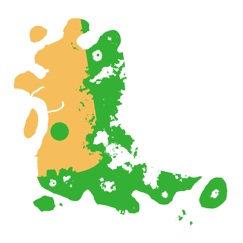 Biome Rust Map: Procedural Map, Size: 3500, Seed: 14974722