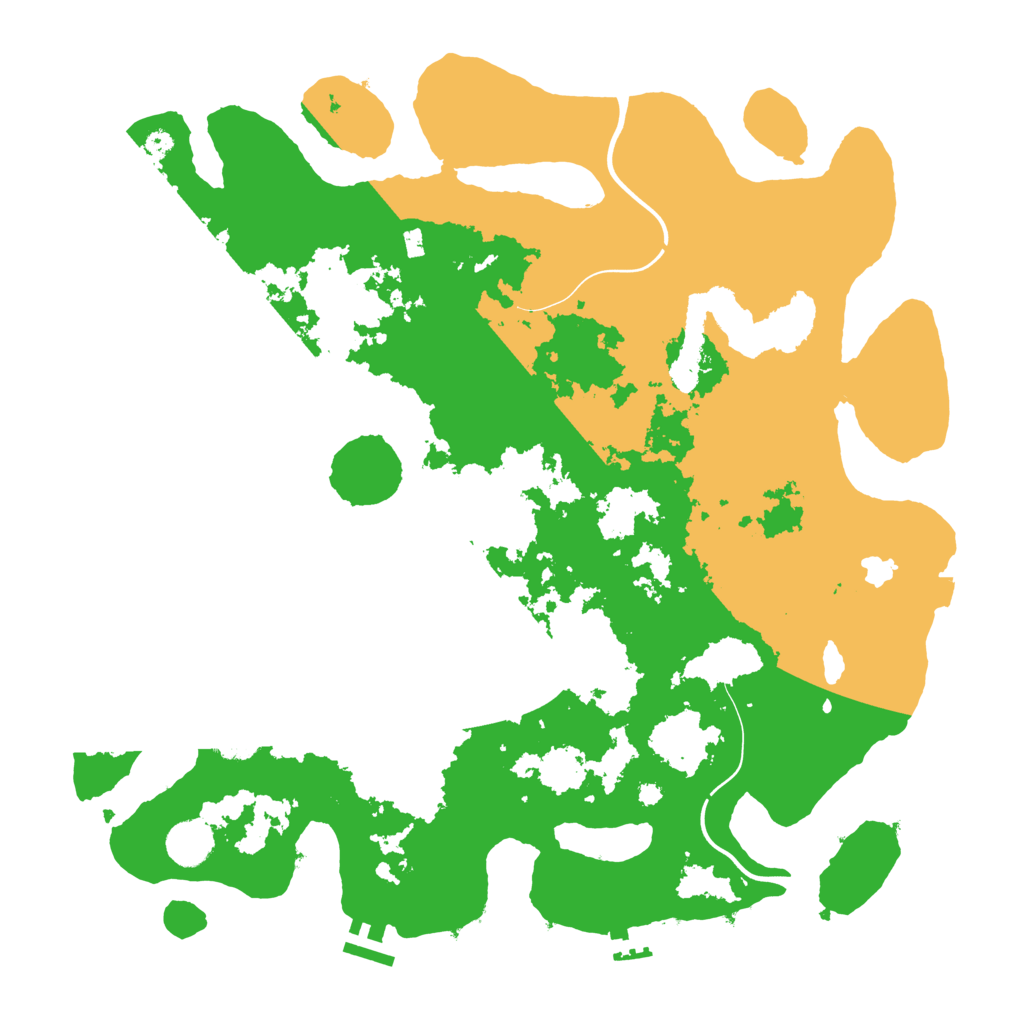 Biome Rust Map: Procedural Map, Size: 4000, Seed: 831018316