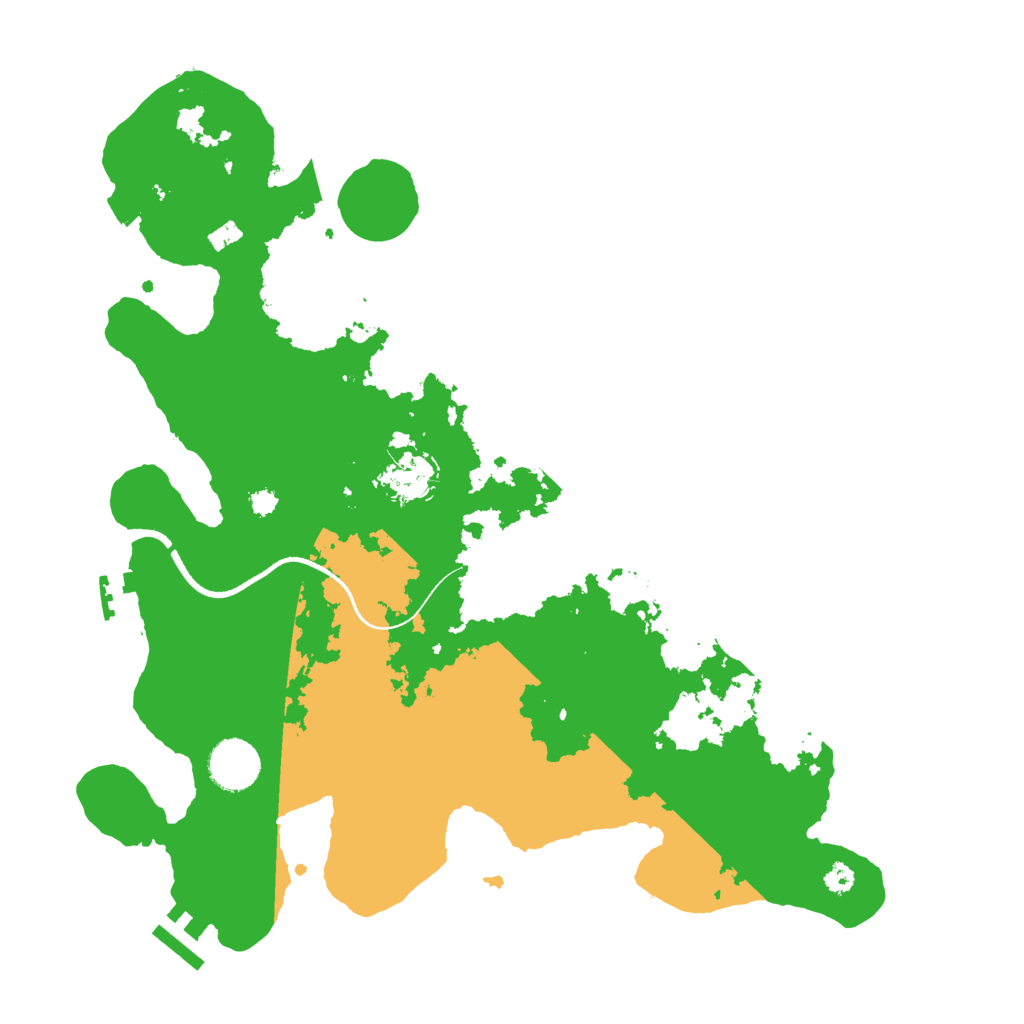 Biome Rust Map: Procedural Map, Size: 3500, Seed: 1952383916