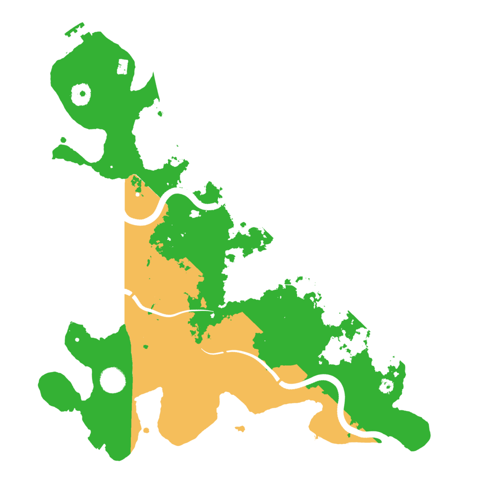 Biome Rust Map: Procedural Map, Size: 3500, Seed: 1952383916