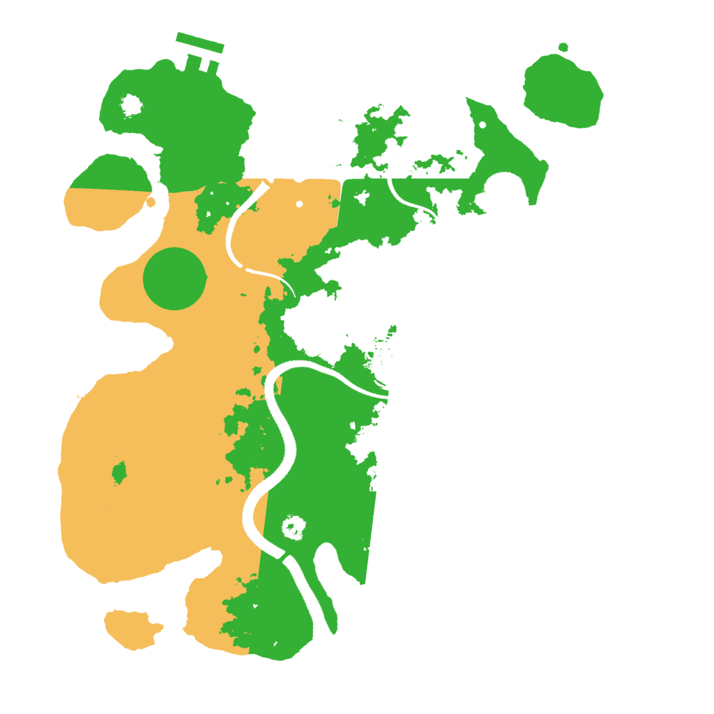 Biome Rust Map: Procedural Map, Size: 3000, Seed: 1944825453