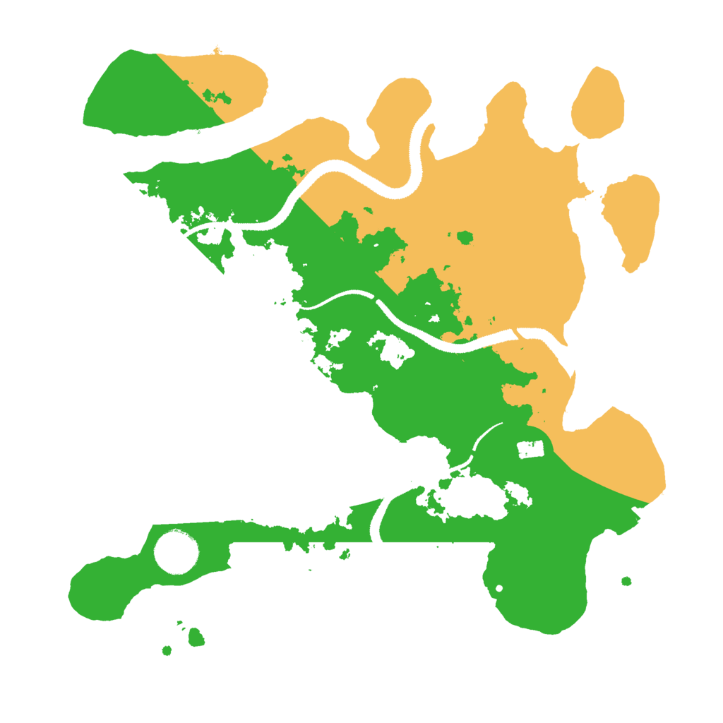 Biome Rust Map: Procedural Map, Size: 3000, Seed: 672695645