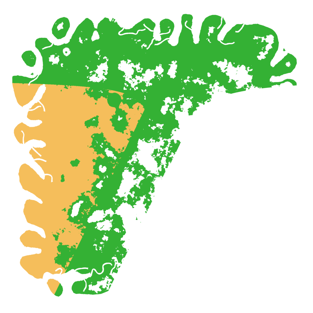 Biome Rust Map: Procedural Map, Size: 6000, Seed: 640861101
